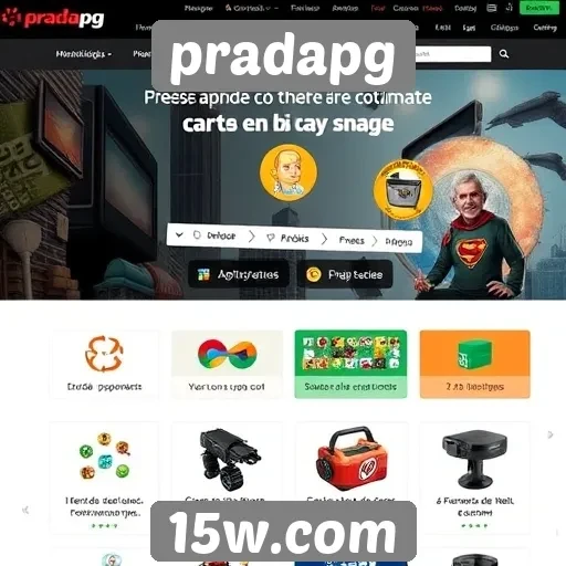 Funcionalidades inovadoras do site pradapg para usuários
